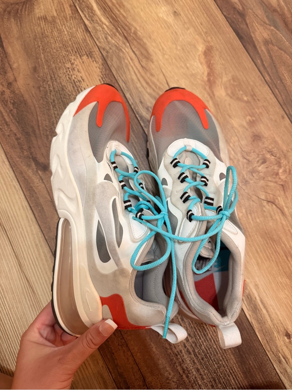 Nike Air Max 270 React “mid century art” Retro Transparent Sneakers